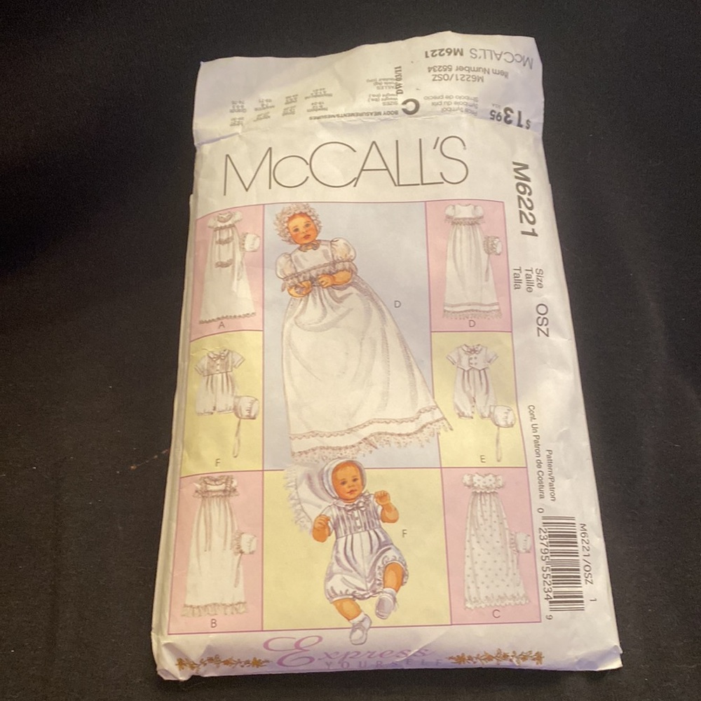 McCall’s pattern M6221 (24 pieces)
